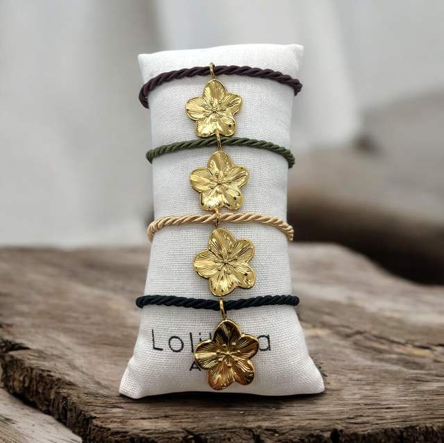 Bracelet tressé avec pampille acier 