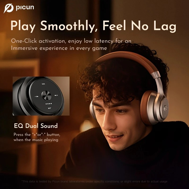 PICUN P28X Wireless Headphones with 35-Hour Battery