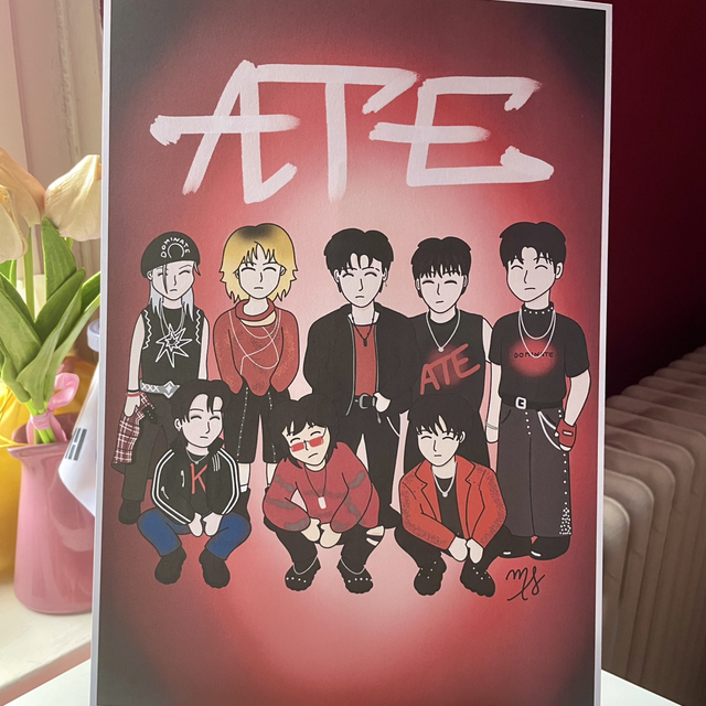 Fanart Stray Kids format A4 