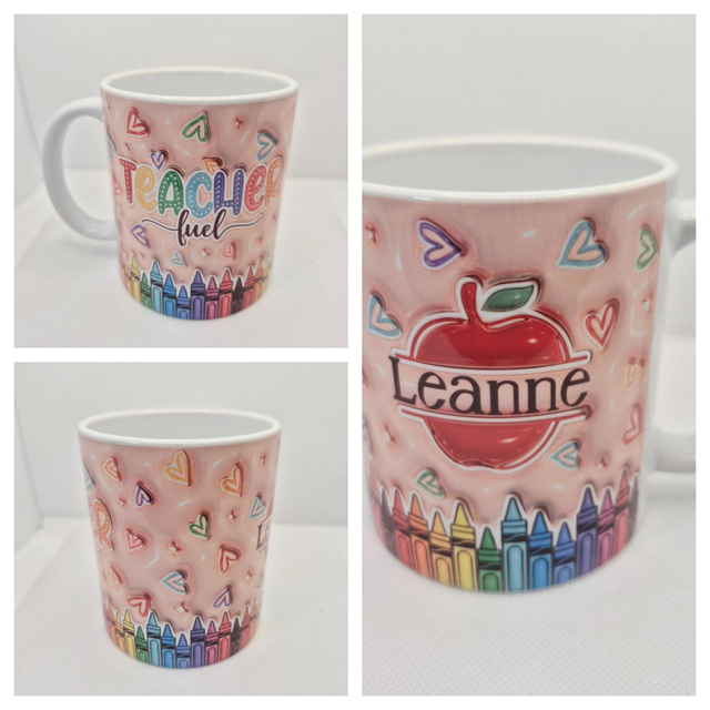 Teacher Fuel Personalised Mug 