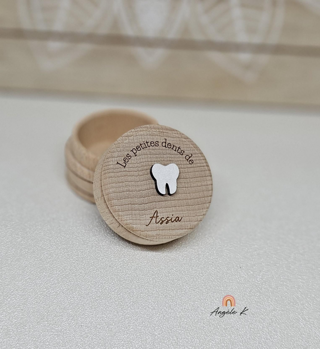 Boîte à dents personnalisée