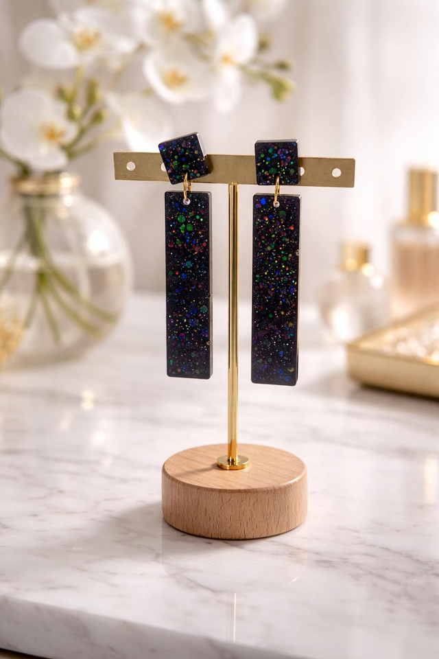 Boucles Totem- Collection Dark blue 