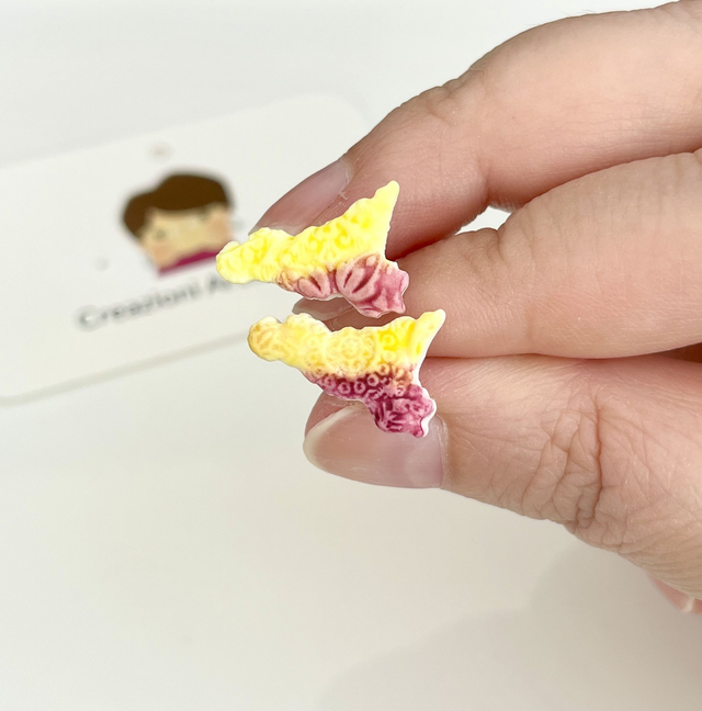 Orecchini Sicilia con Maioliche in rilievo