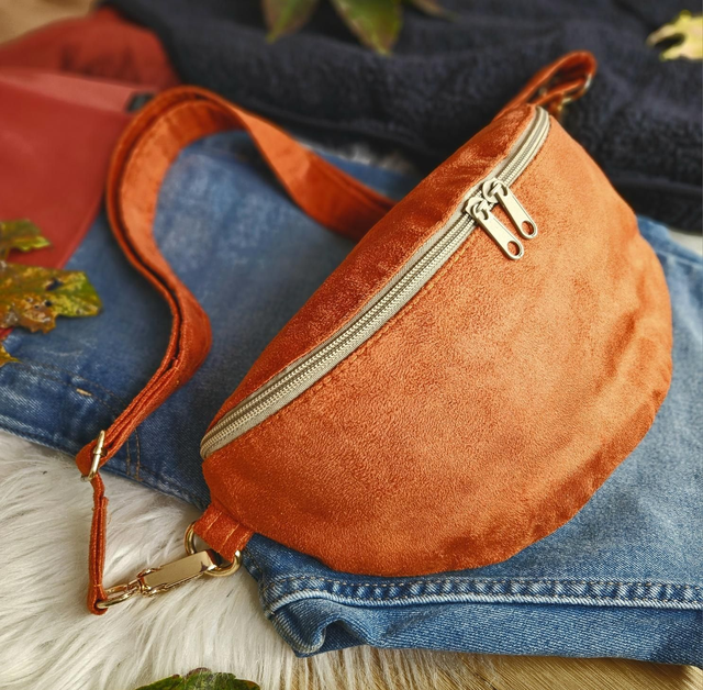 BLUE SUNSET ORANGE SAND övtáska