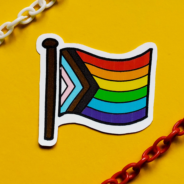 Progress - Flag - Sticker - [SKR-PR-F]