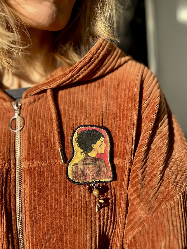 Broche Illustrée *Daphnée*