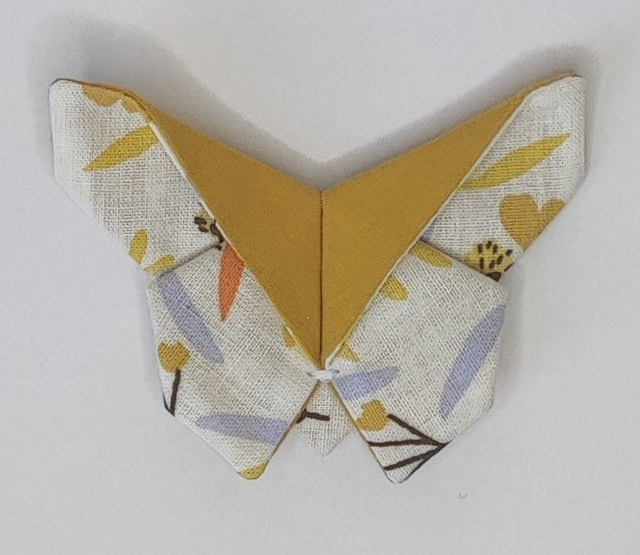 Barrette papillon origami Flora-papillon
