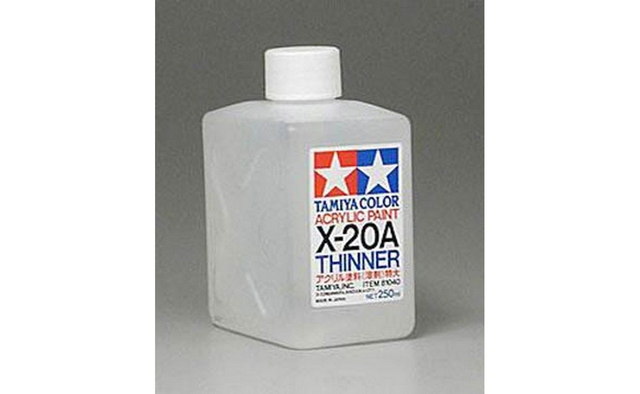 Diluant X20A acrylique Thinner Tamiya 81040