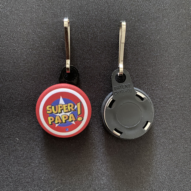 Tirette fermeture éclair « Super Papa »