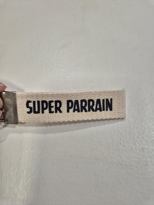 Porte clef Super Parrain 