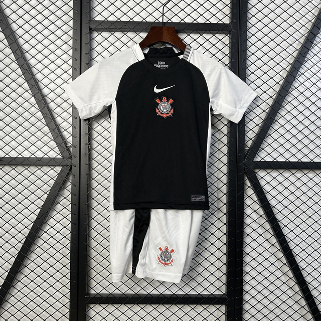 Conjunto camiseta + pantalón NIÑOS 1ª Corinthians  - 25-26