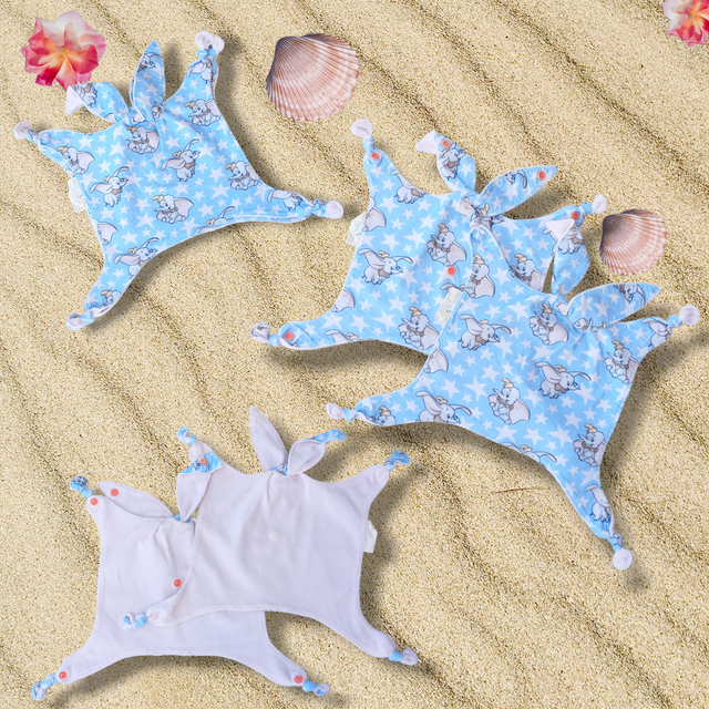 Doudou Siamois Double - 2 en 1 Identiques pour Bébé - Dumbo