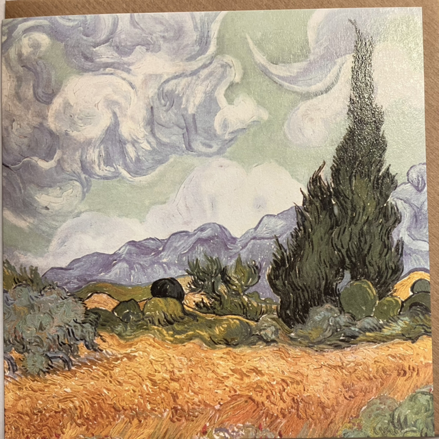 Col Cards The Art Collection Van Gogh Wheat Field