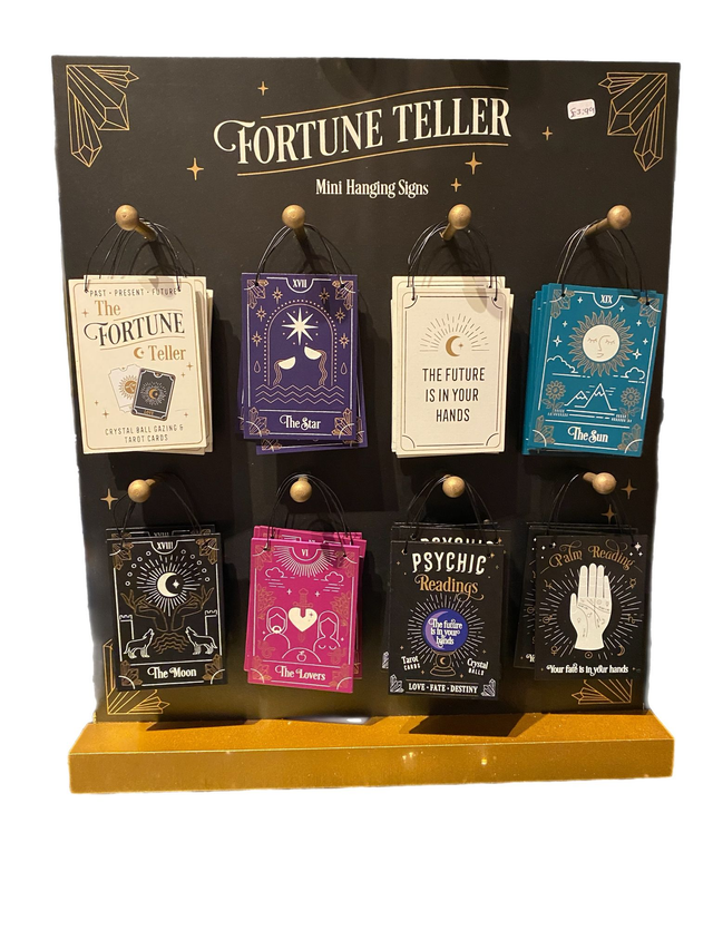 Fortune Teller - Mini hanging signs
