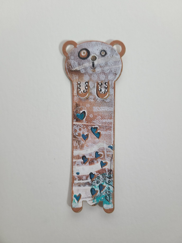 Marque-page enfant. Petit ours