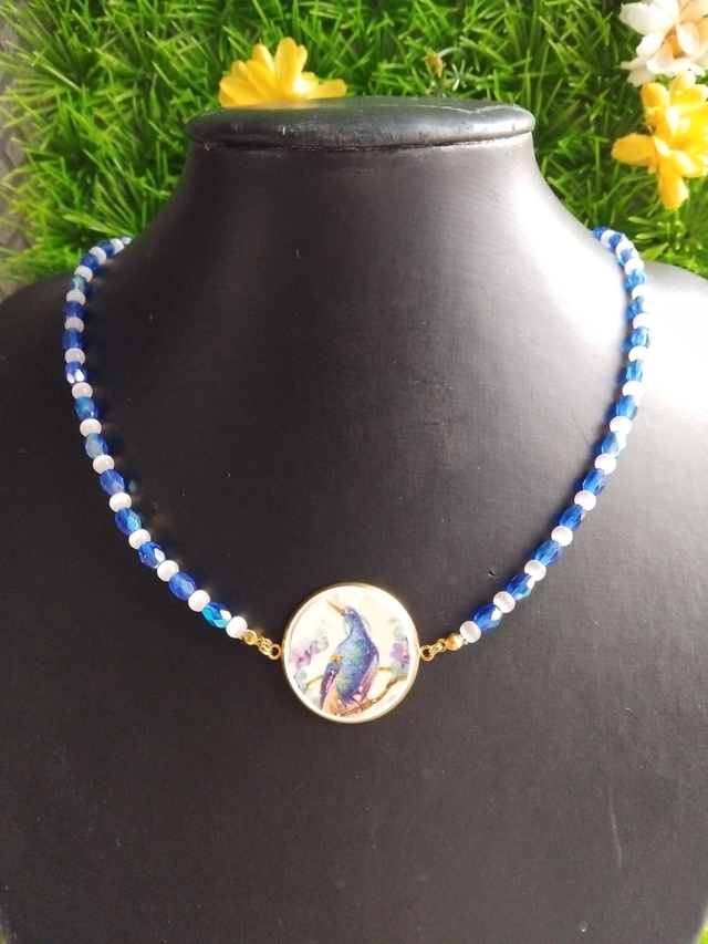 collier pendentif vaisselle 