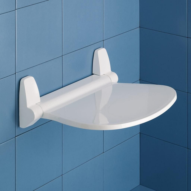 Sedile ribaltabile doccia in resine termoplastiche b.co