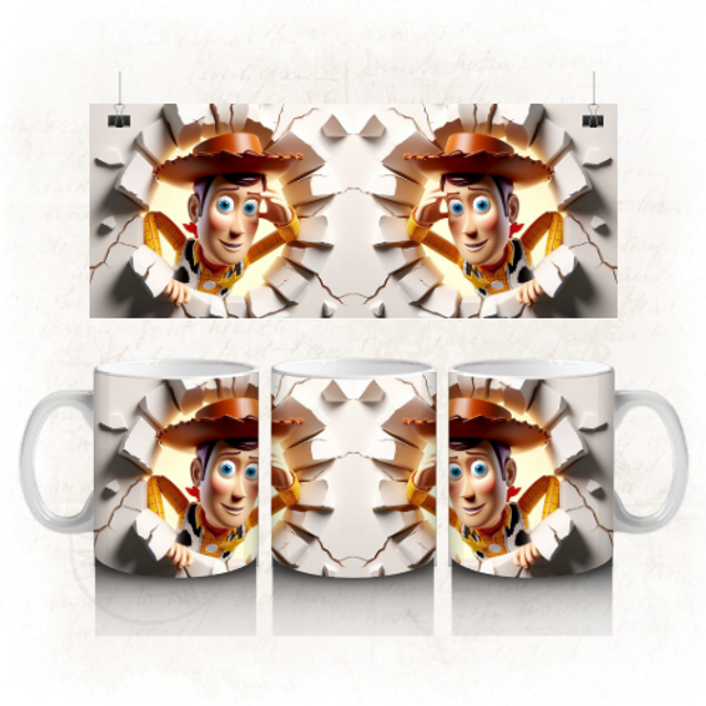 Mug Effet 3D Woody 