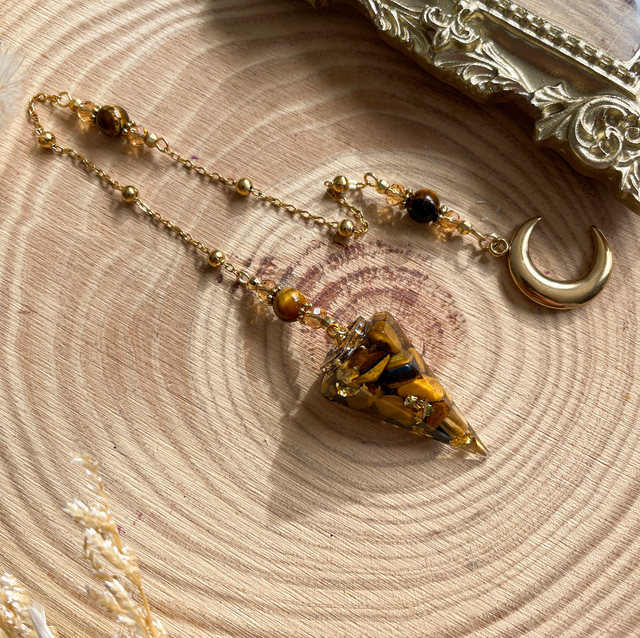 Pendule oeil de tigre