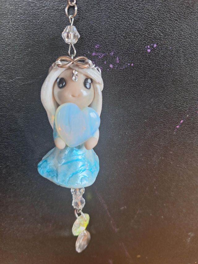 Lithéia coeur opaline