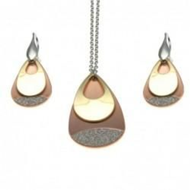 Orecchini donna in bronzo a goccia 