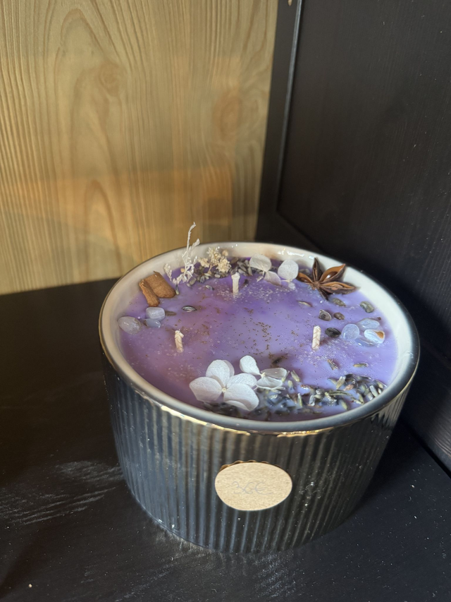 Bougie dorée