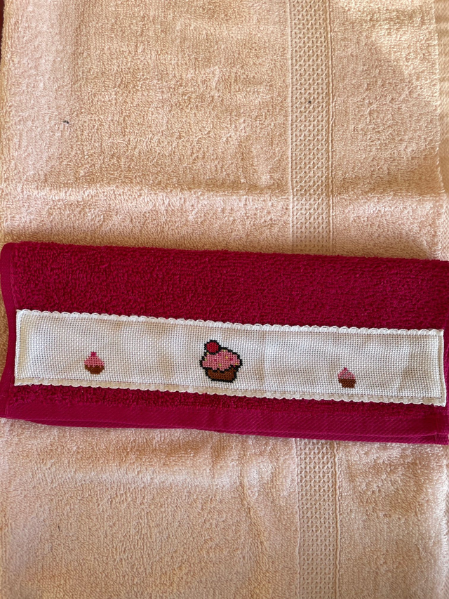 Serviette invités "Cup Cakes"