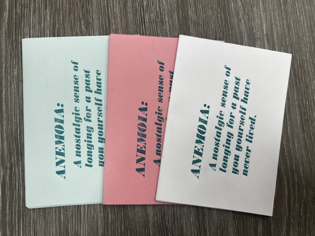 Anemoia Mix Tape Zine