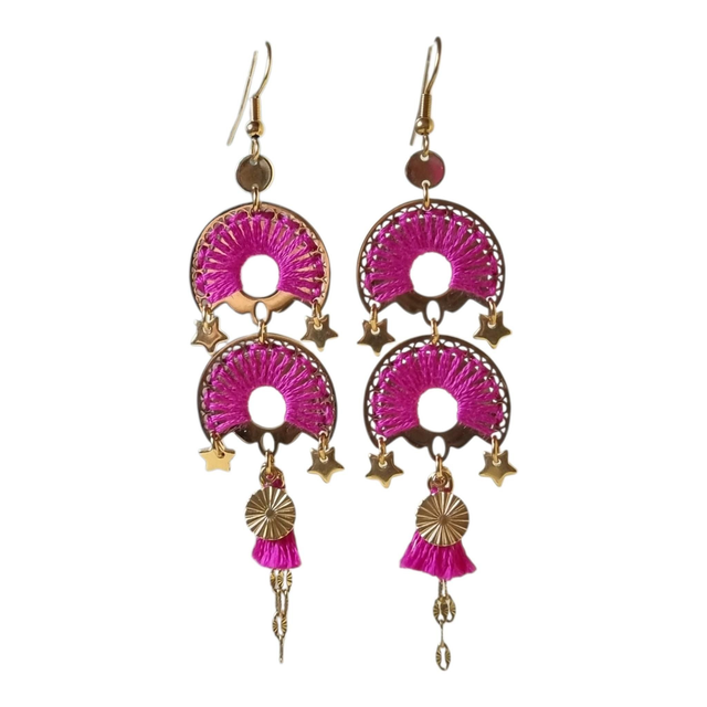 Boucles d'oreilles Sunset longue 