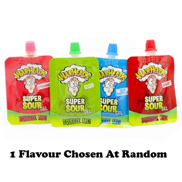 Warheads Super Sour Squeeze Me Gel 20g