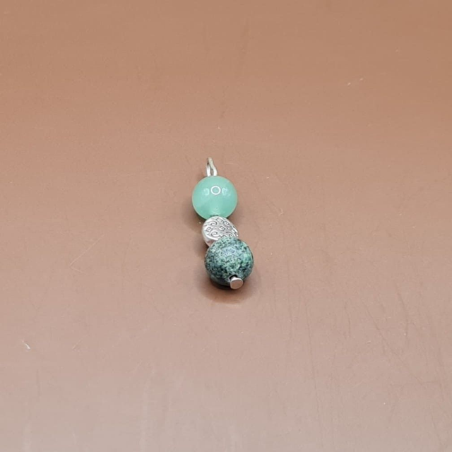 Pendentif Aventurine verte - turquoise