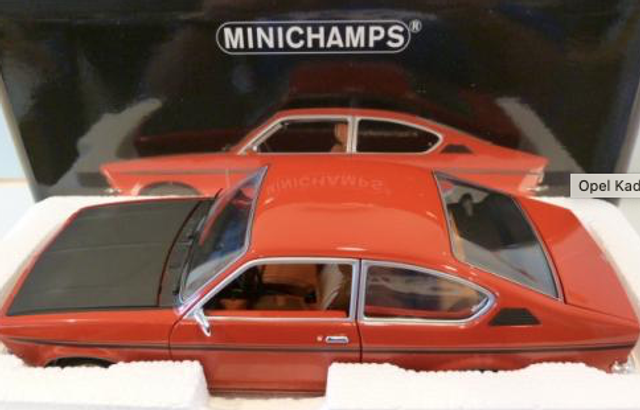 Opel Kadett C Coupe SR 1976 rot/schwarz Minichamps 1:18