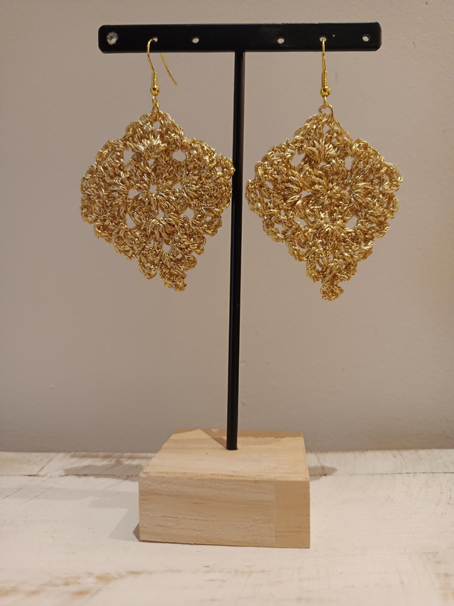 Boucles d'oreilles dentelle 