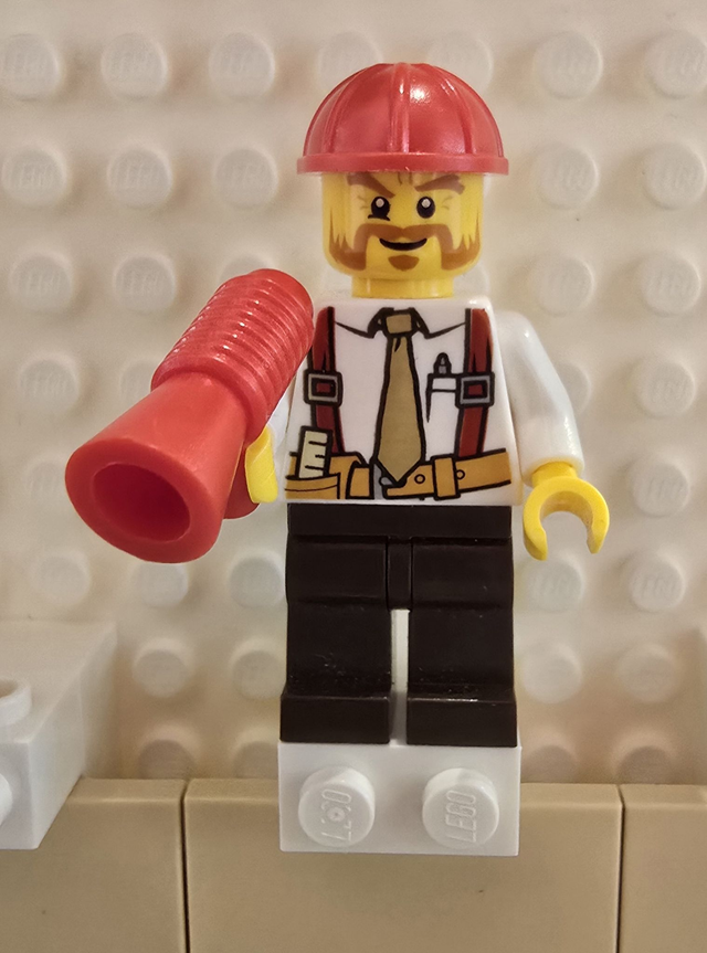 LEGO cty0529 Bauvorarbeiter Minifigur