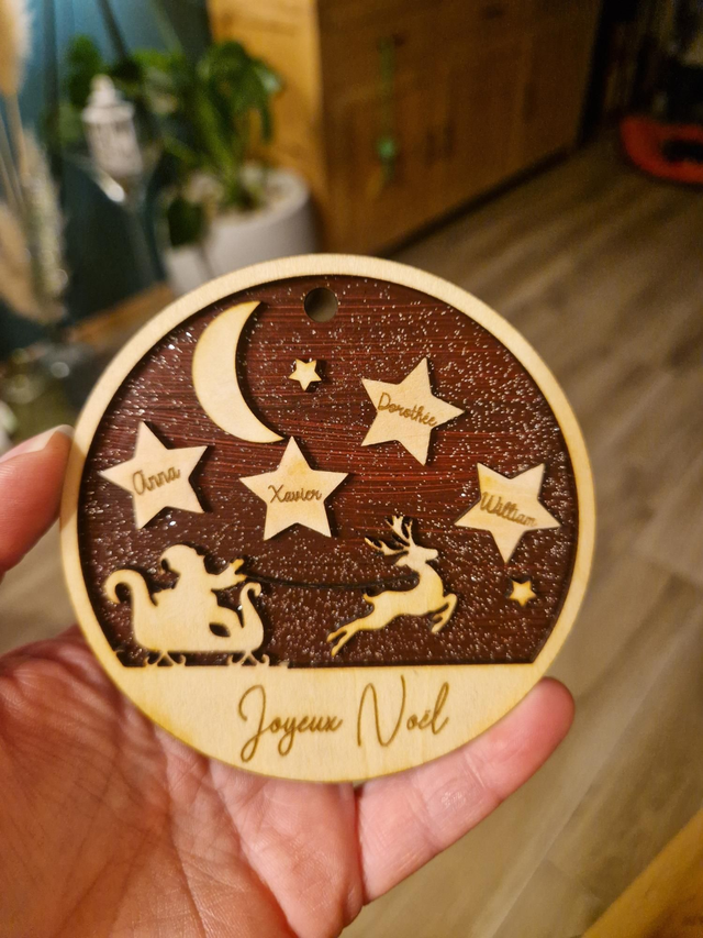 Boule de Noël personnalisée