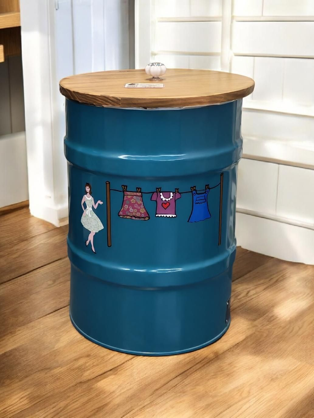 Coffre de rangement panier a linge 