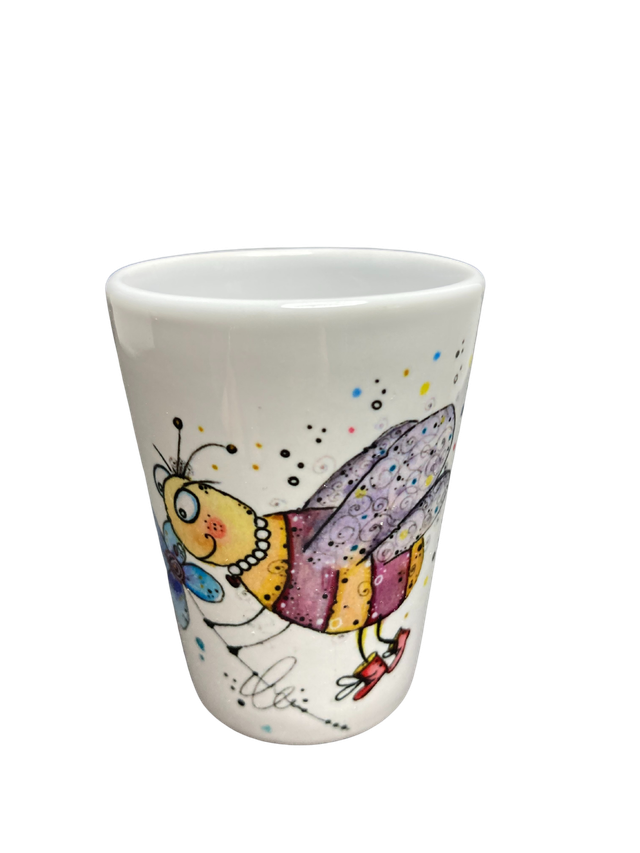 Schnapsglas Keramik "Biene"