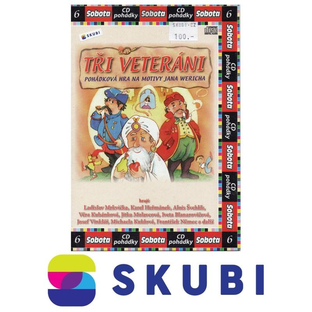 CD Tři veteráni - pohádková hra na motivy Jana Wericha