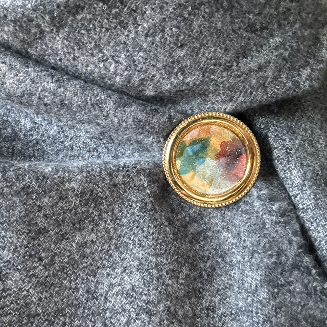 À personnaliser 💫 Broche ronde