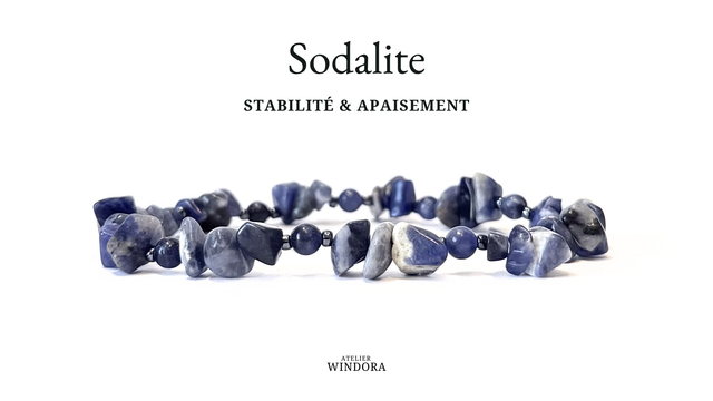 Bracelet | Sodalite Bleue - Reliefs