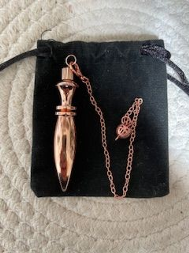 Pendule de Thot acier cuivré 