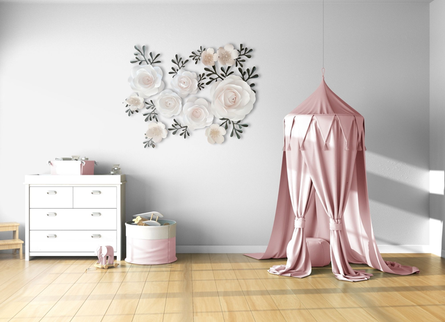 Lot 5 Fleurs blanches