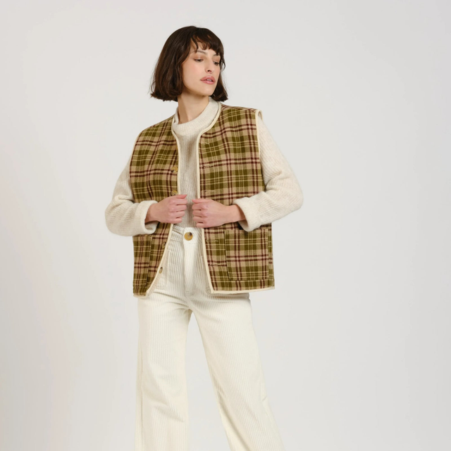 VALE reversible sleeveless jacket
