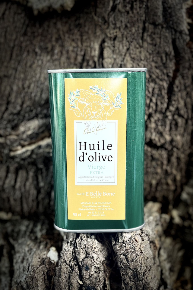 BIDON métal Huile d'Olive AOP OLIU DI CORSICA 50 cl