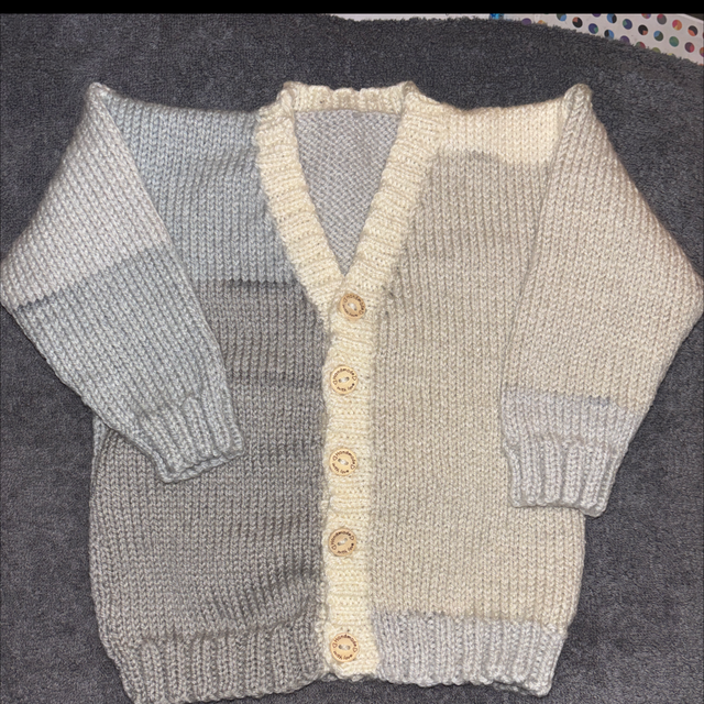 Grey ombré cardigan 1-2years
