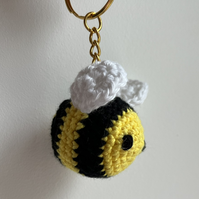 Porte clé abeille 