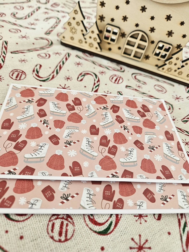 Pochette cadeau de Noël faite main – Pour chèque, billet ou carte cadeau 