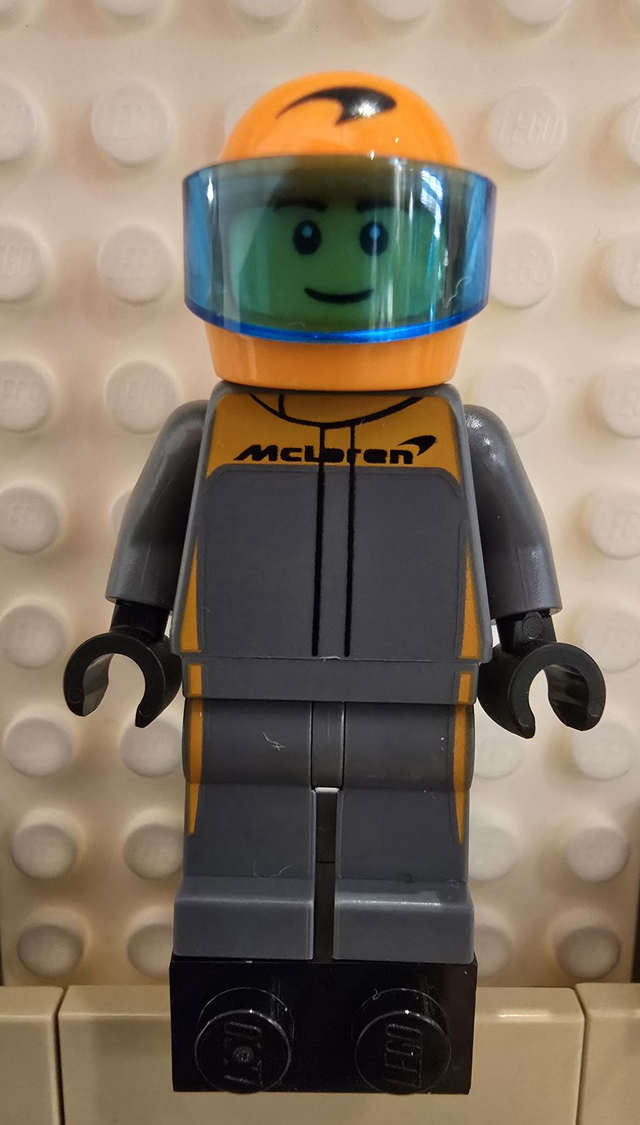 LEGO sc112 McLaren Formula 1 Fahrerin Minifigur