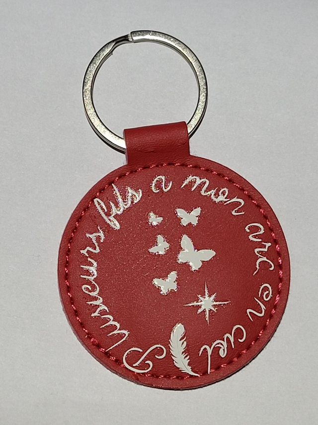 Porte clef / porte jeton personnalisé 