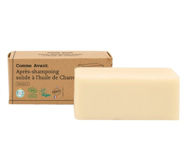 Après-shampoing solide à l'huile de chanvre -  Comme avant 